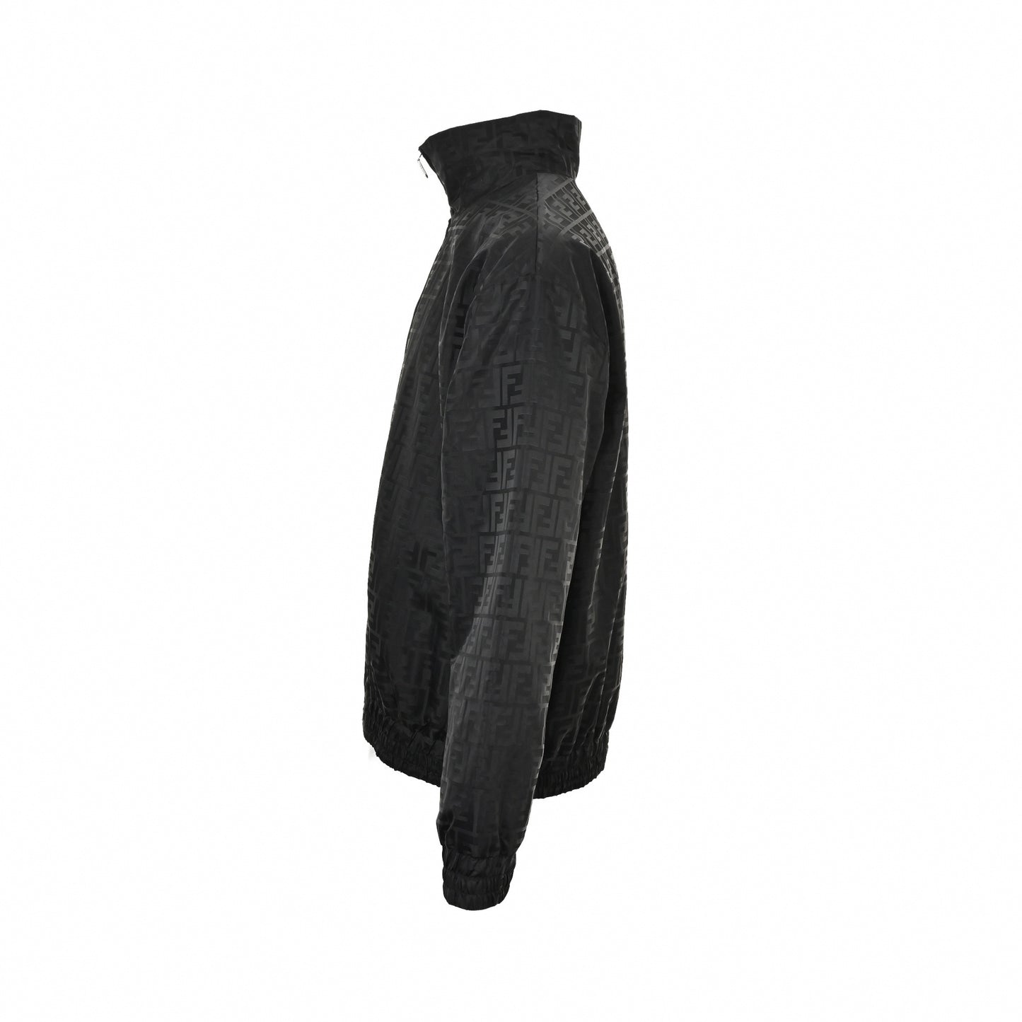 Tonal FF Monogram Zip Track Jacket | Black