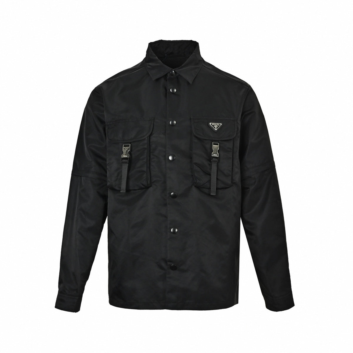Re-Nylon Buckled Cargo Overshirt