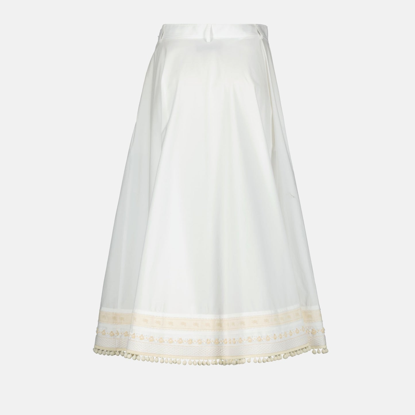 Long Poplin Skirt