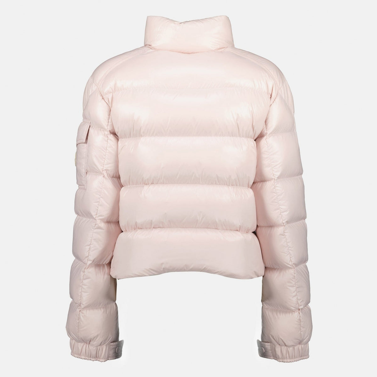 Cropped Puffer Jacket - Light Pink