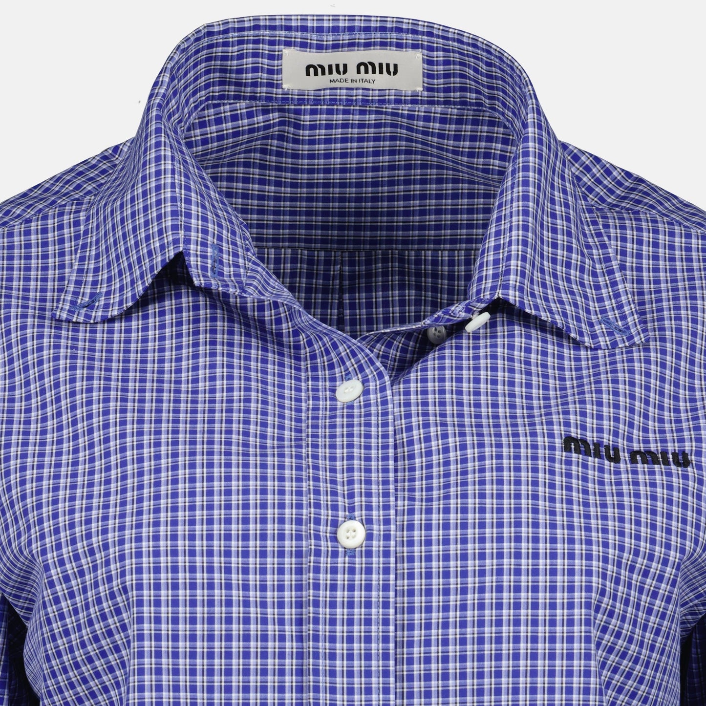 Dark Blue Checkered Shirt