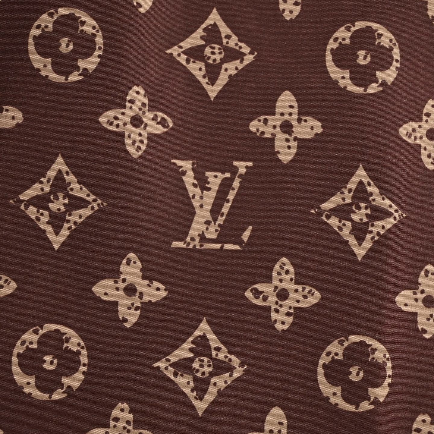 Monogram-Lined Hooded Jacket