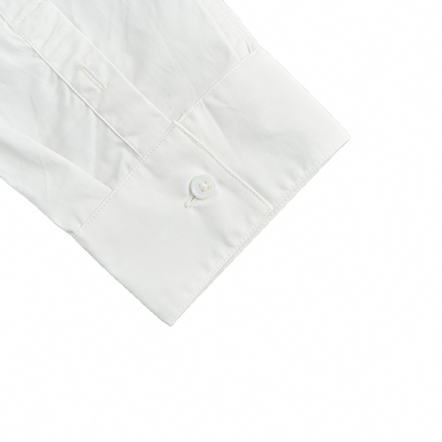 C.D Logo Pocket Button-Down Shirt | White