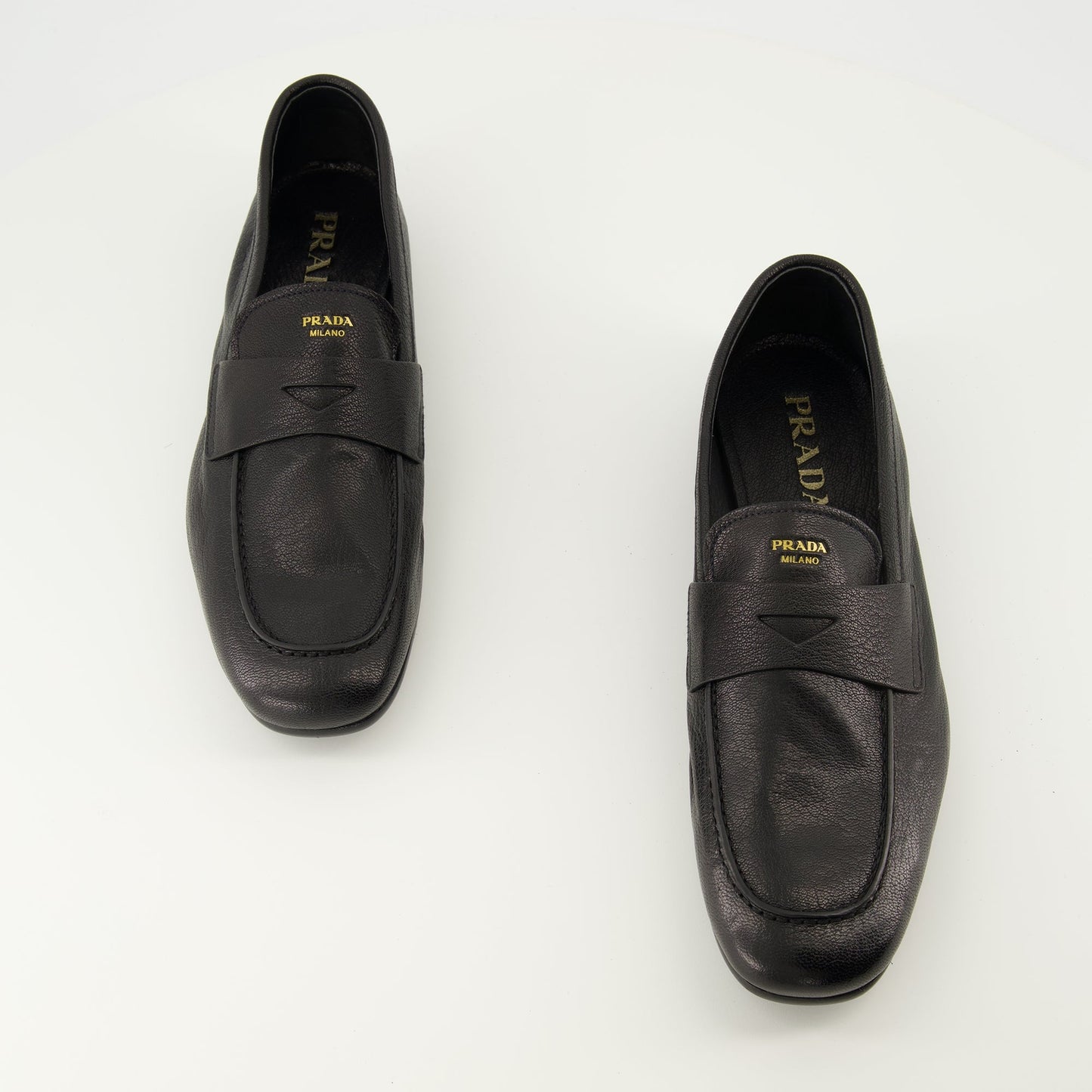 Black Leather Loafers