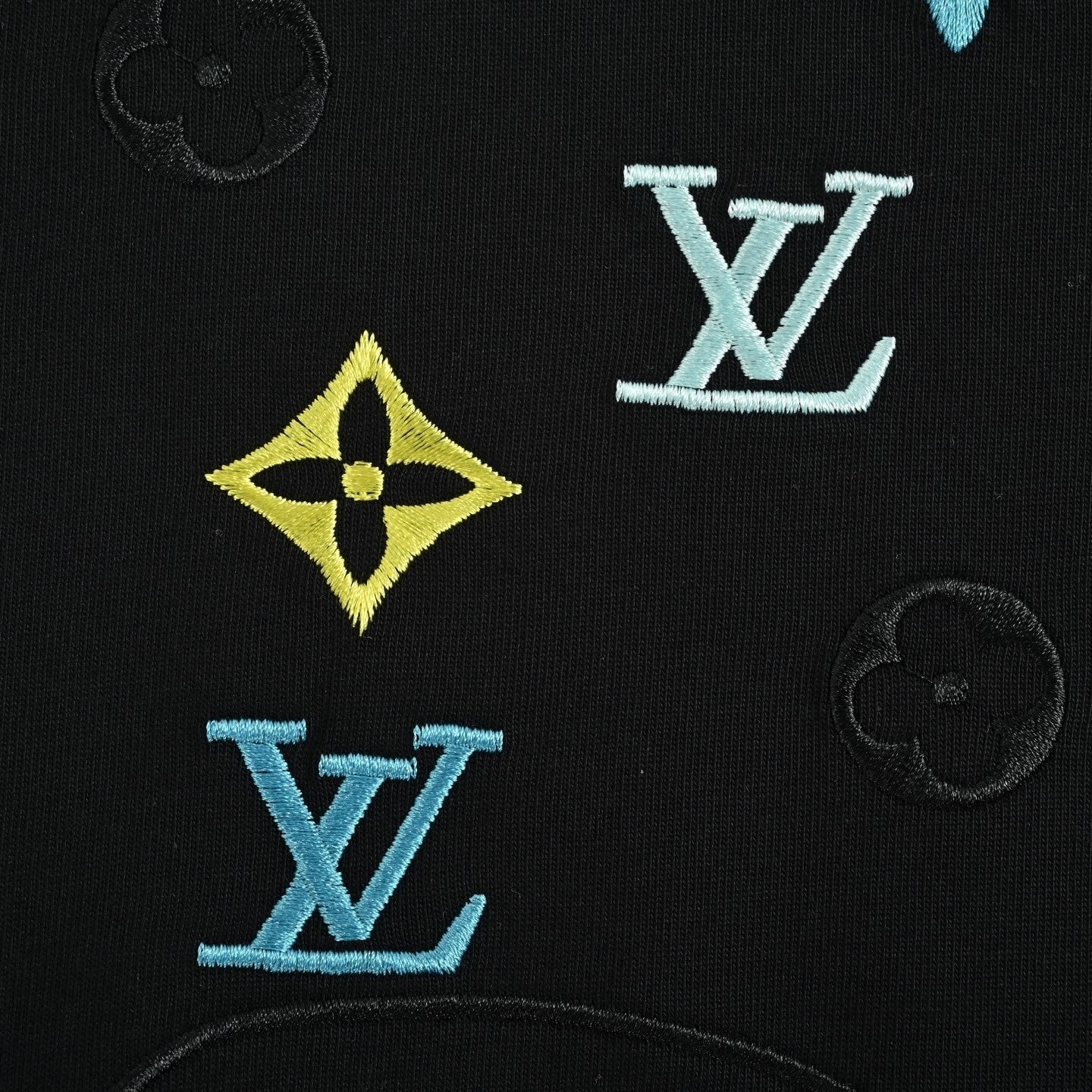 Embroidered Pastel Monogram Tee