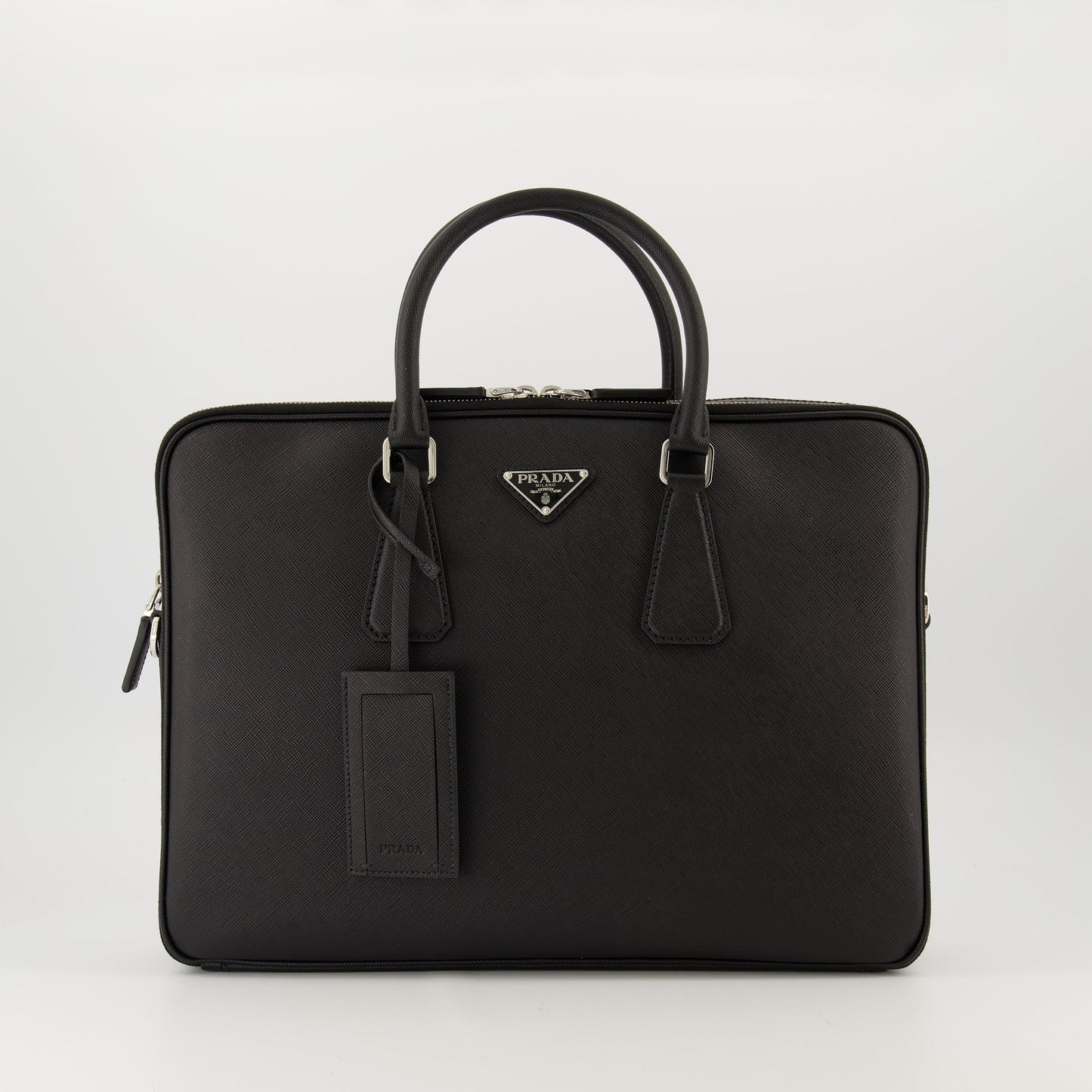 Saffiano Leather Briefcase