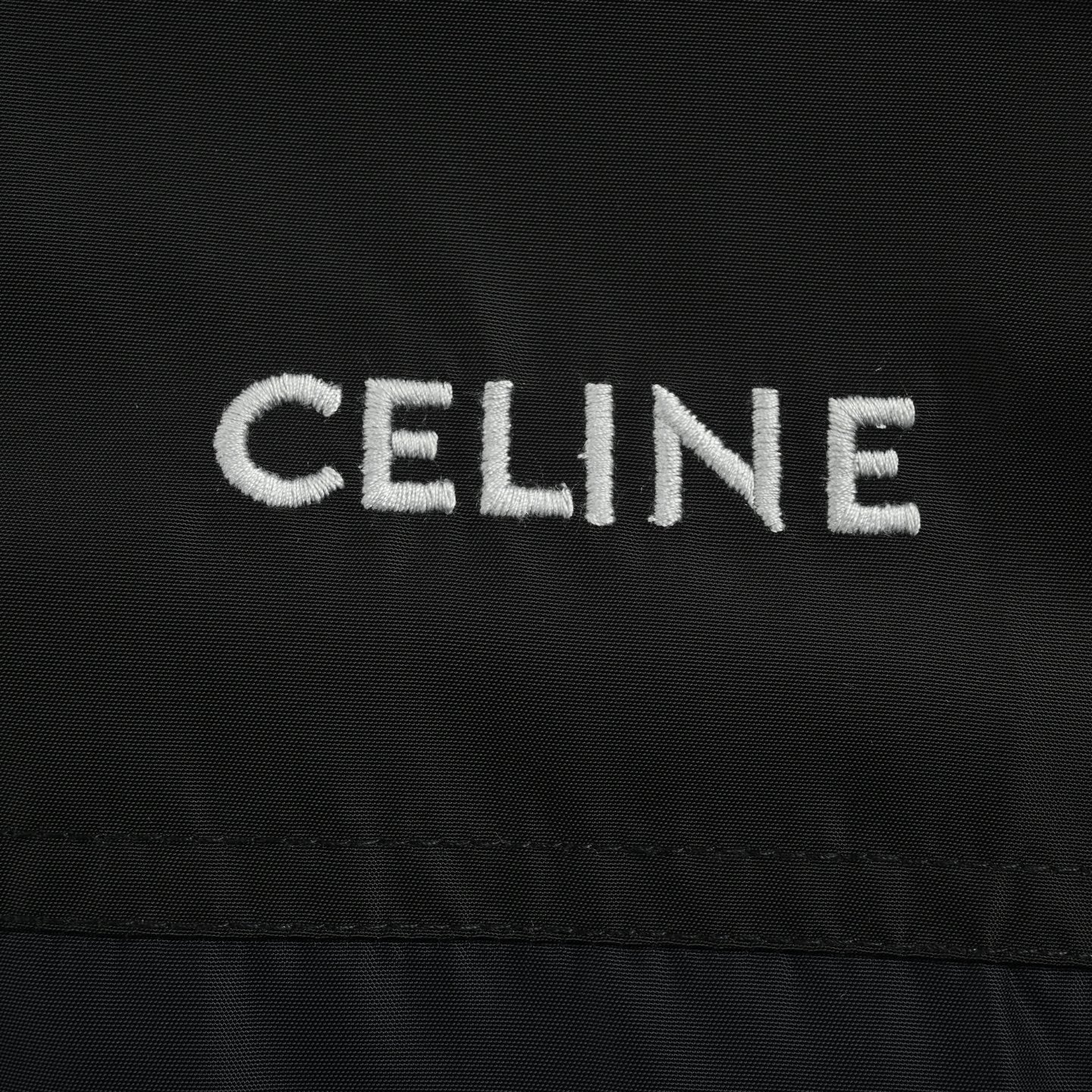 Embroidered Label Trench Jacket