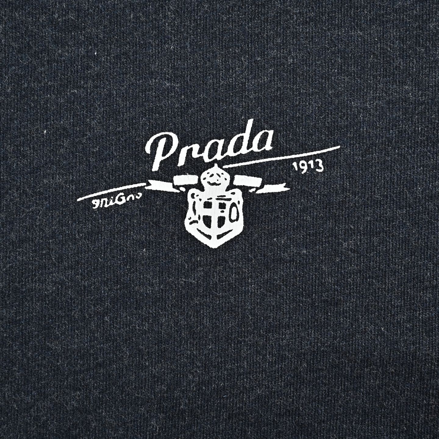 Heritage Crest Striped-Trim Sweatshirt