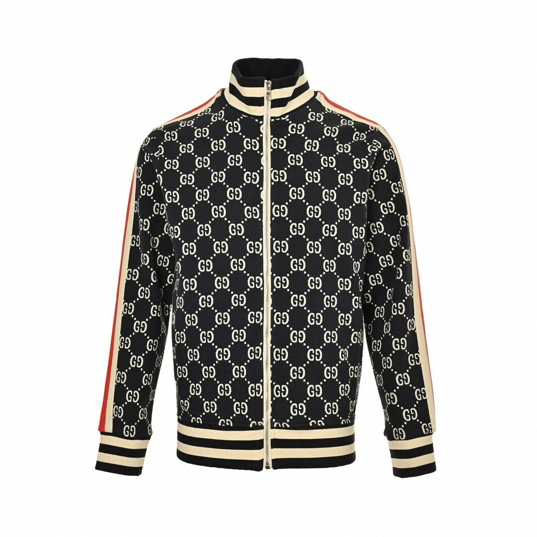 GG Jacquard Monogram Track Jacket – HauteRoma