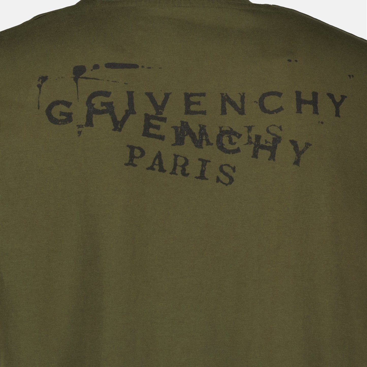Givenchy Stamp Khaki T-Shirt