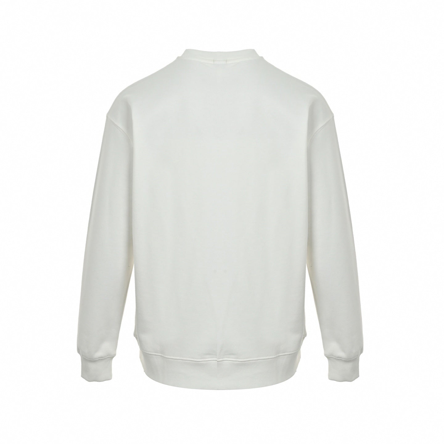 Web Stripe Logo Crewneck Sweatshirt - White