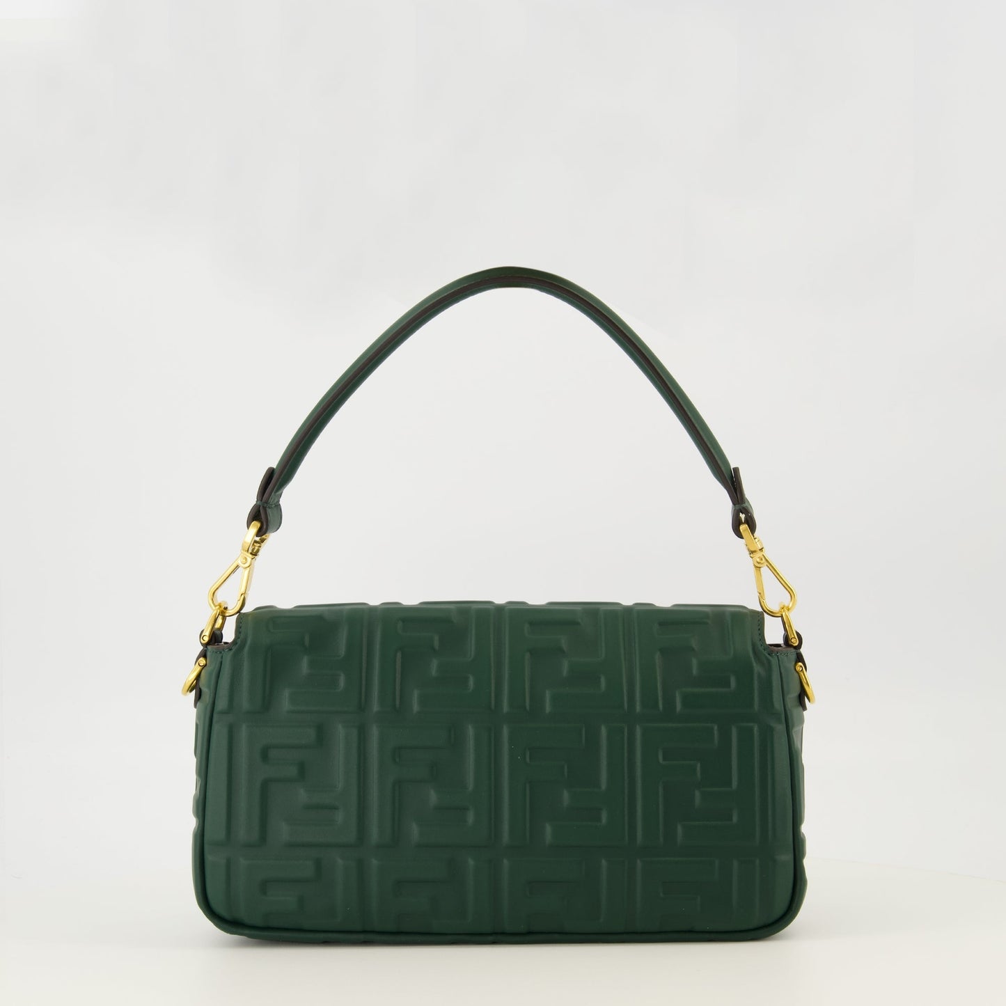 Dark Green Baguette Bag