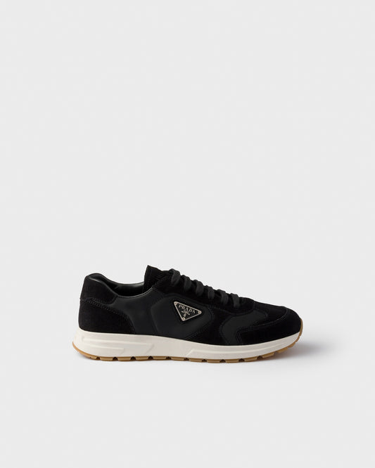 Prax suede and Re-Nylon sneakers