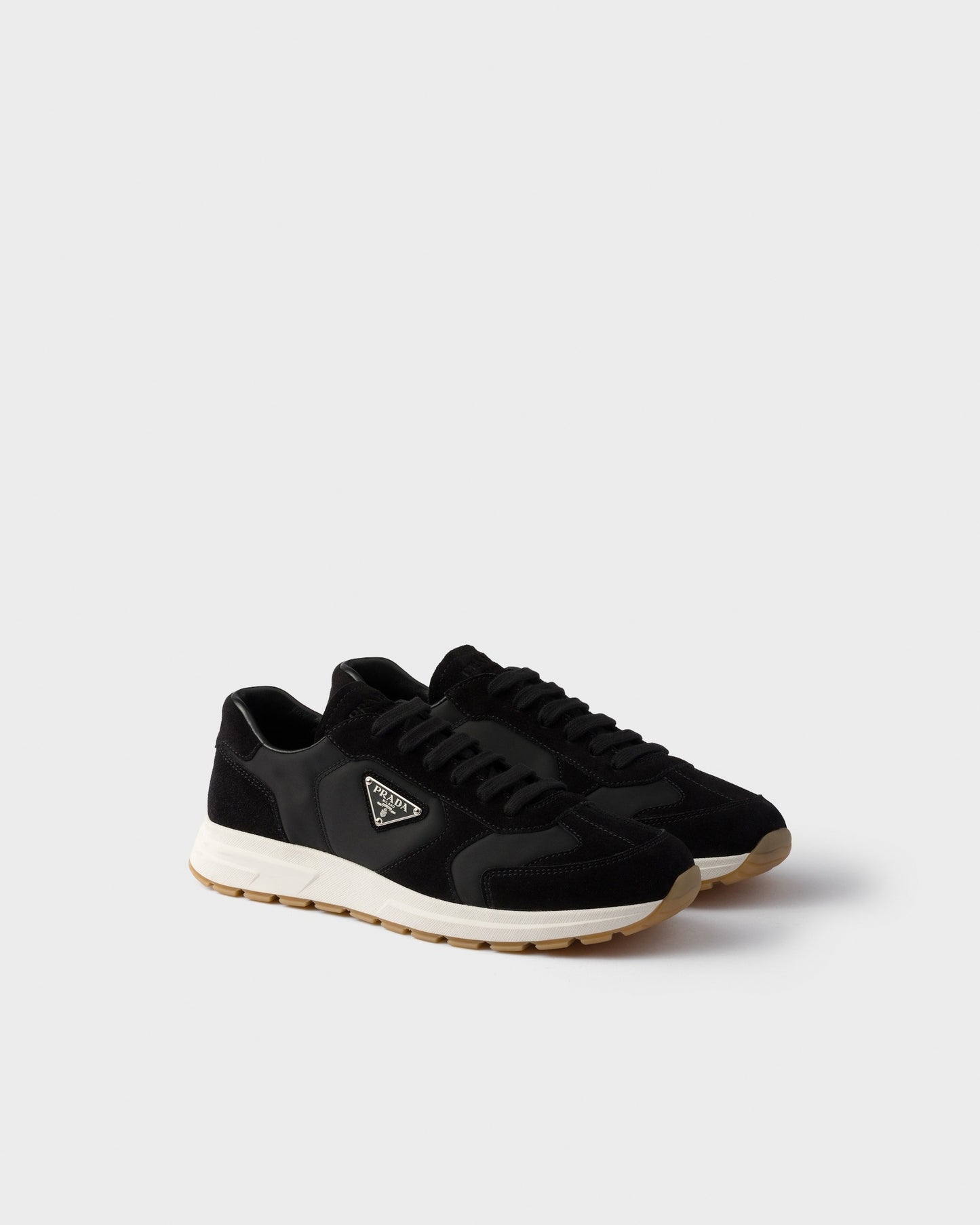 Prax suede and Re-Nylon sneakers