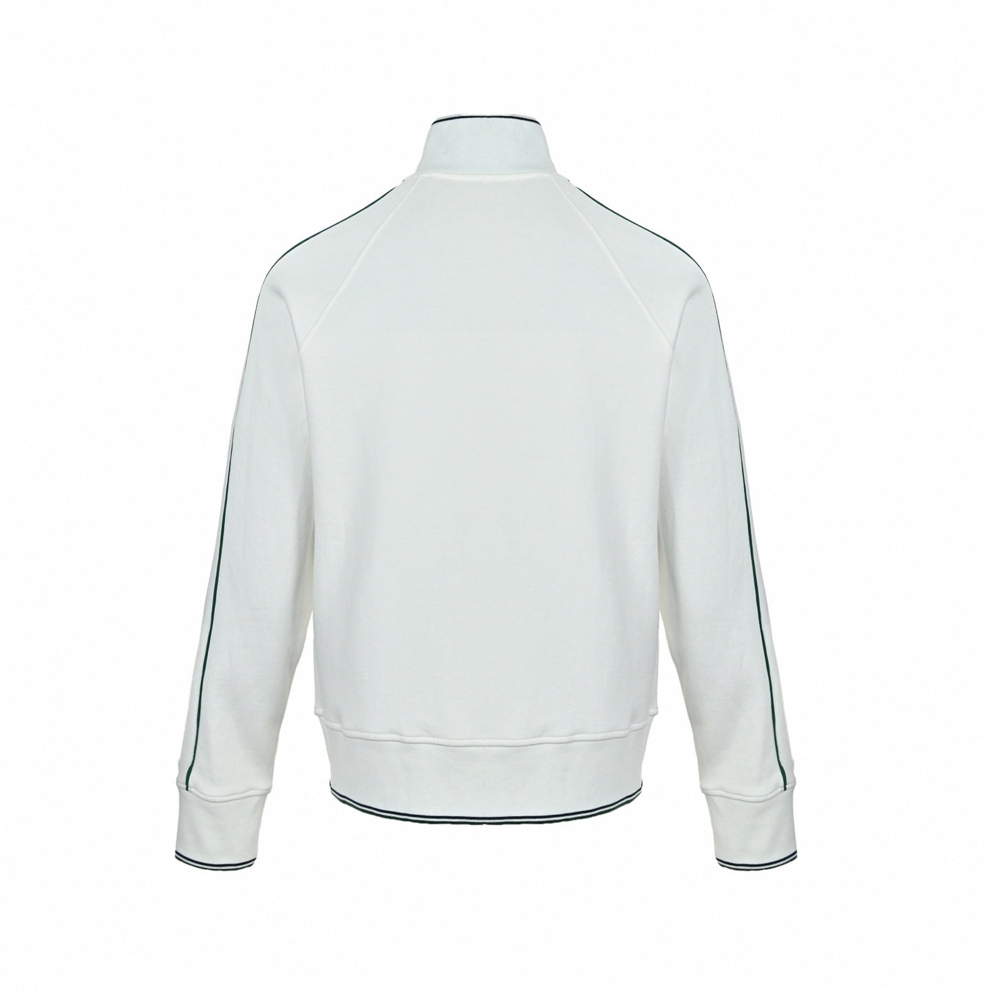 Equestrian Knight Embroidered Track Jacket - White/Green