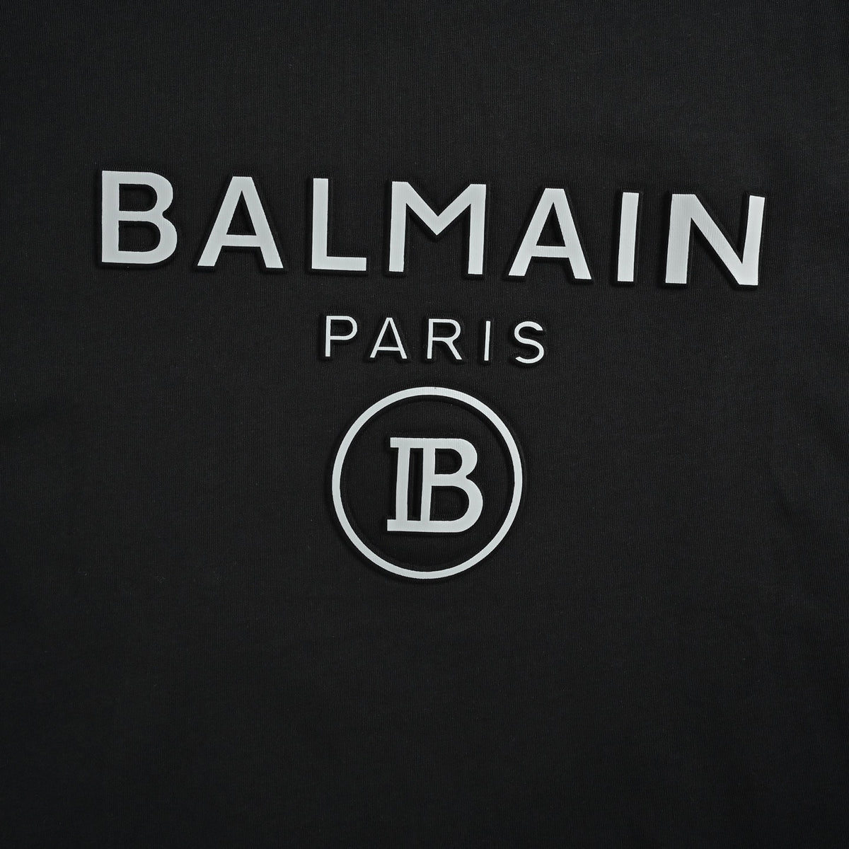 3D Silicone Logo T-Shirt - Black