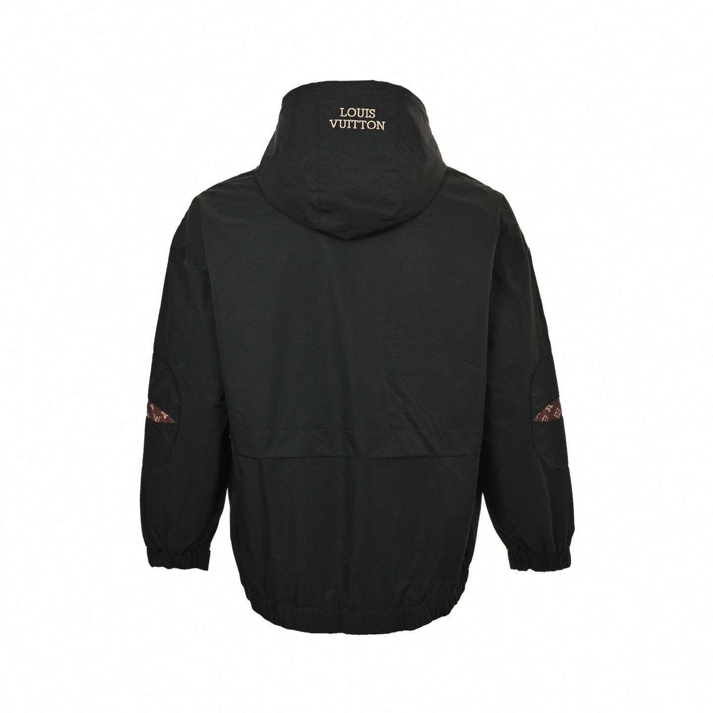 Monogram-Lined Hooded Jacket