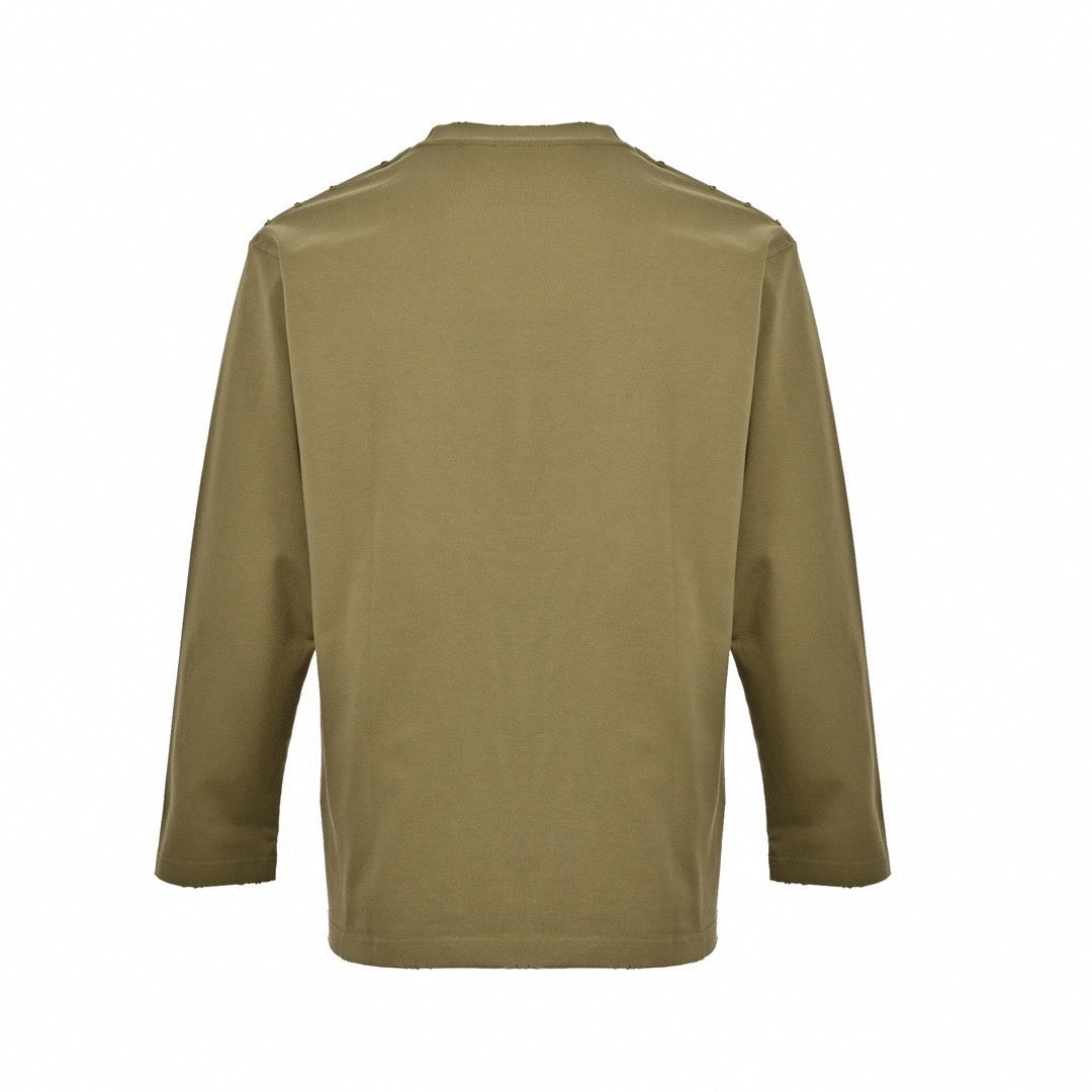 Distressed Signature Logo Long-Sleeve T-Shirt