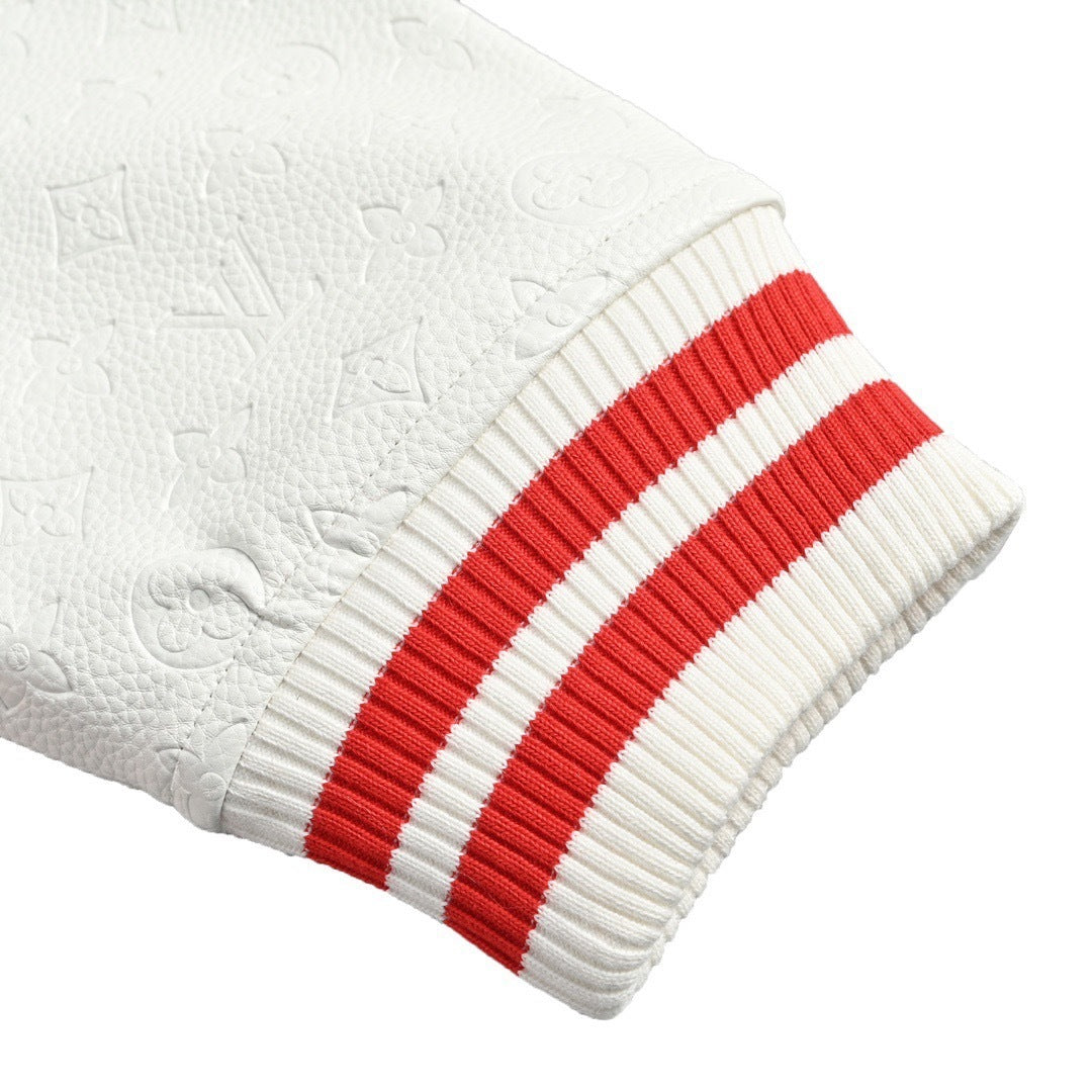 x Yayoi Kusama floral-embroidery jacket