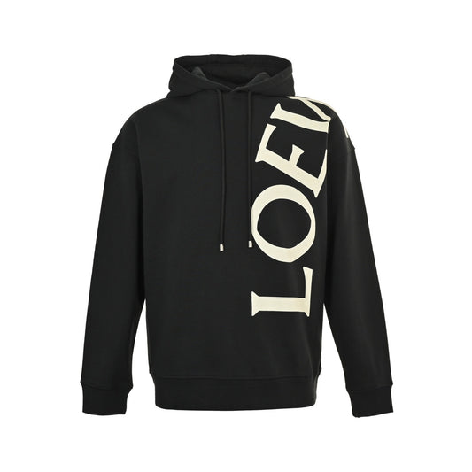 Large Logo Print Hooded Sweatshirt