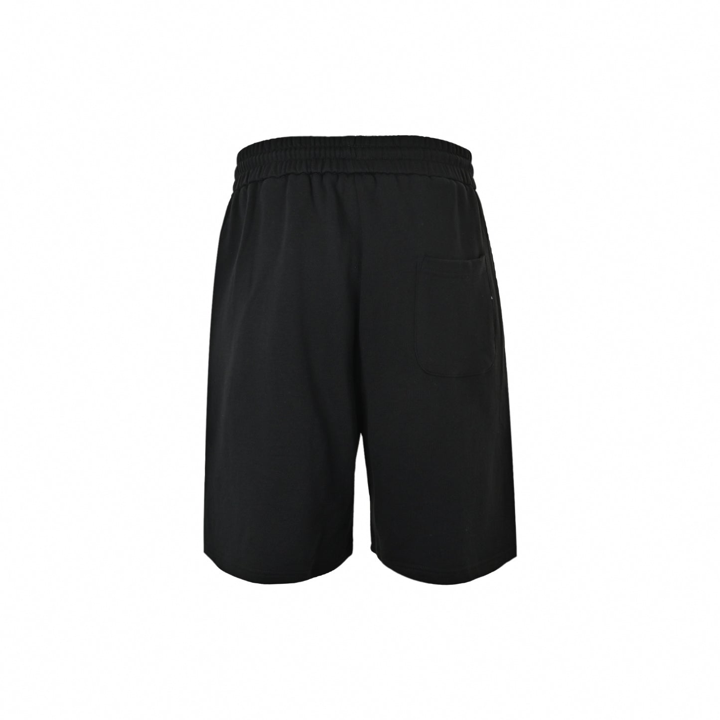 Embroidered Equestrian Knight Shorts | Black