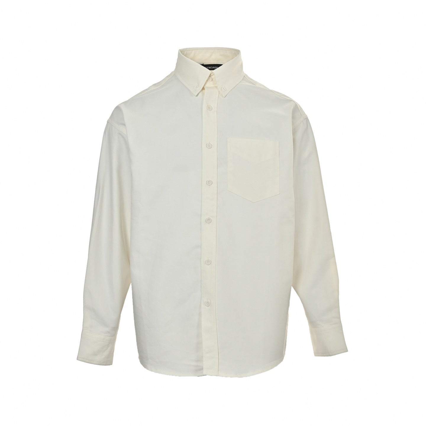 Logo Button-Down Shirt | White