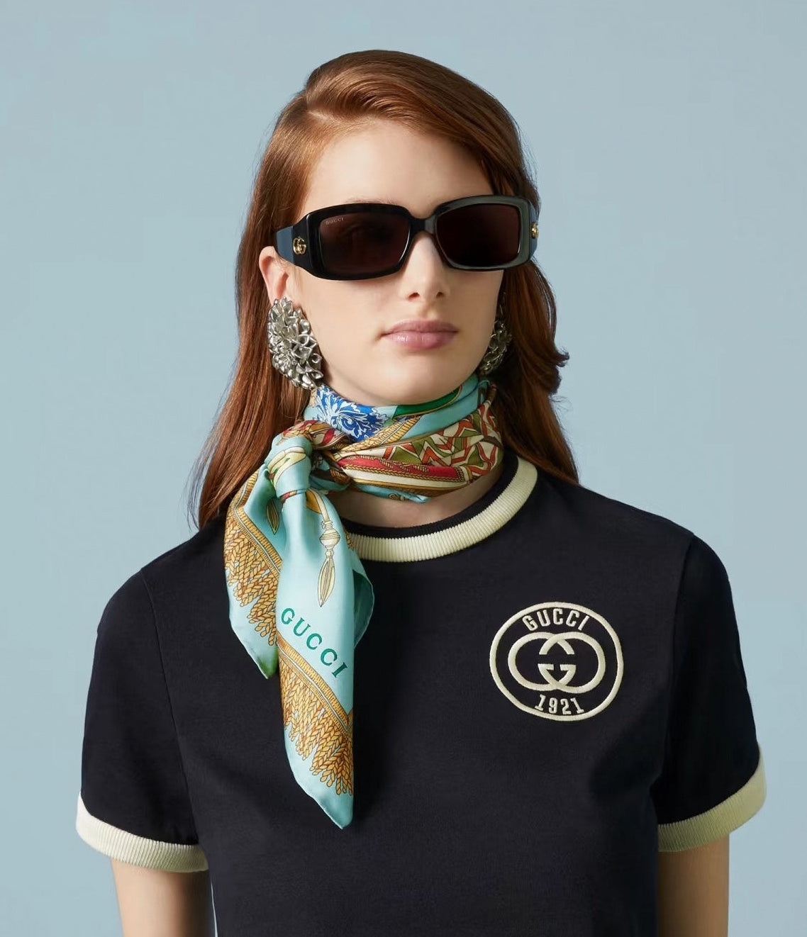 Vintage Interlocking G Ringer T-Shirt