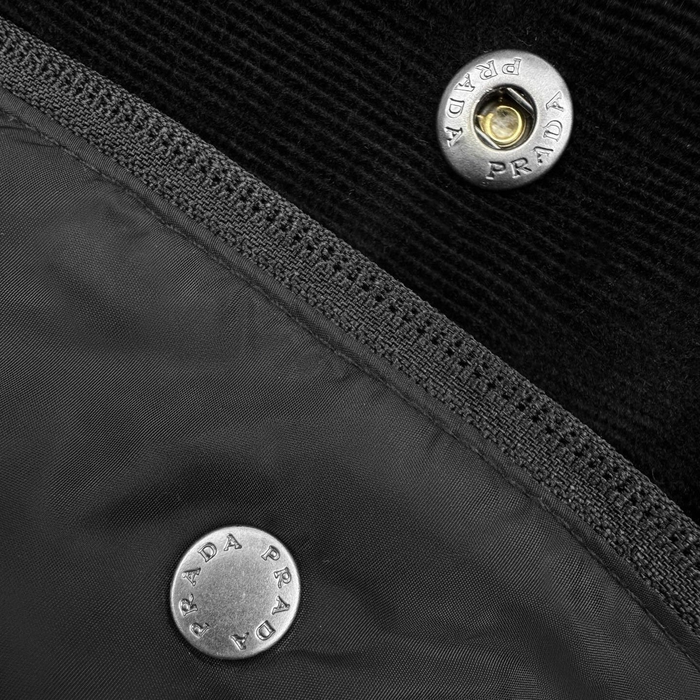 Convertible Corduroy Puffer Jacket | Black