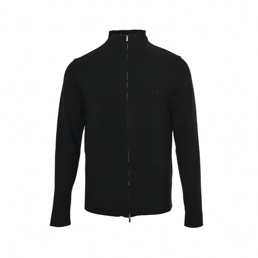 Icon Cotton Zip-Up Cardigan