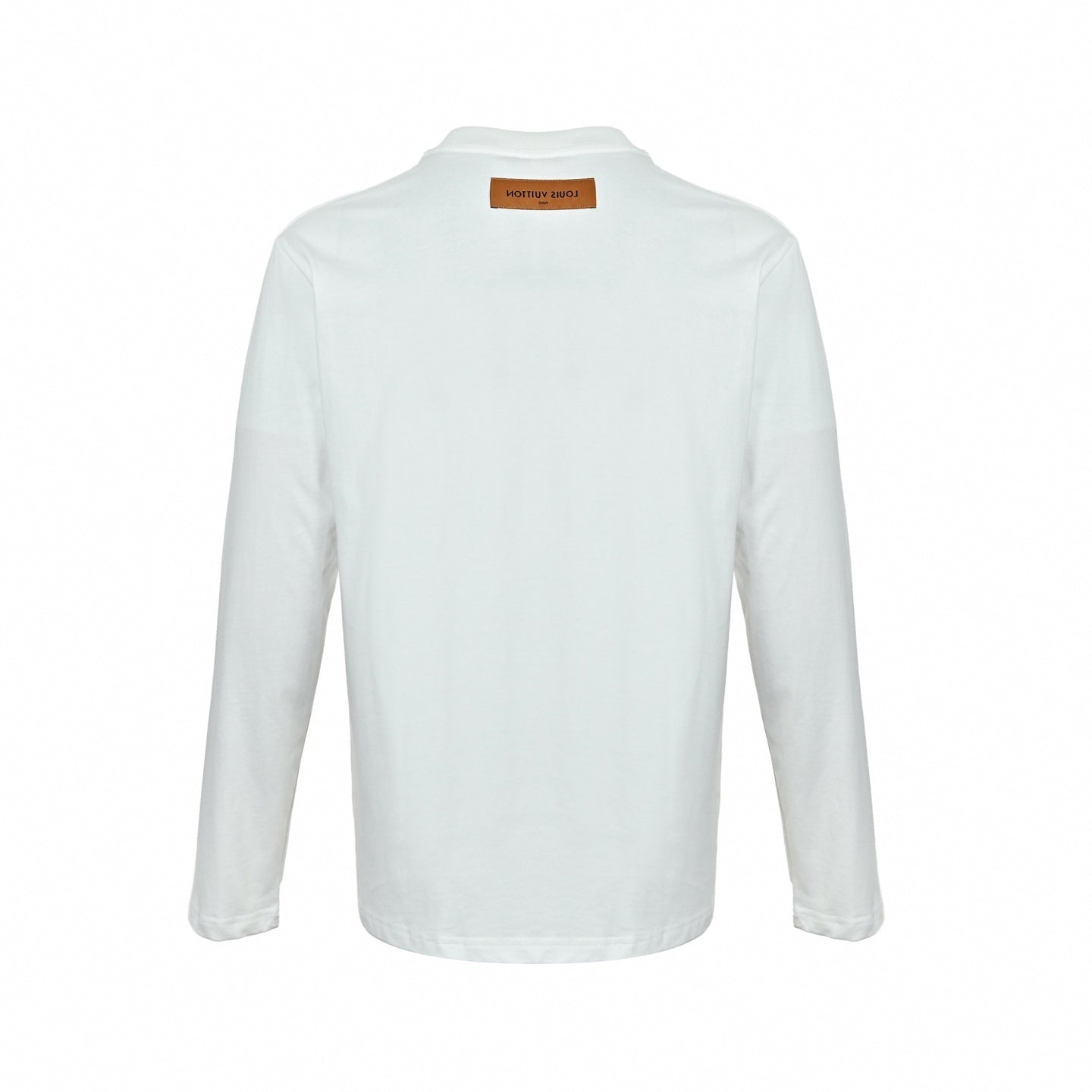 Embossed Logo Long-Sleeve T-Shirt - White