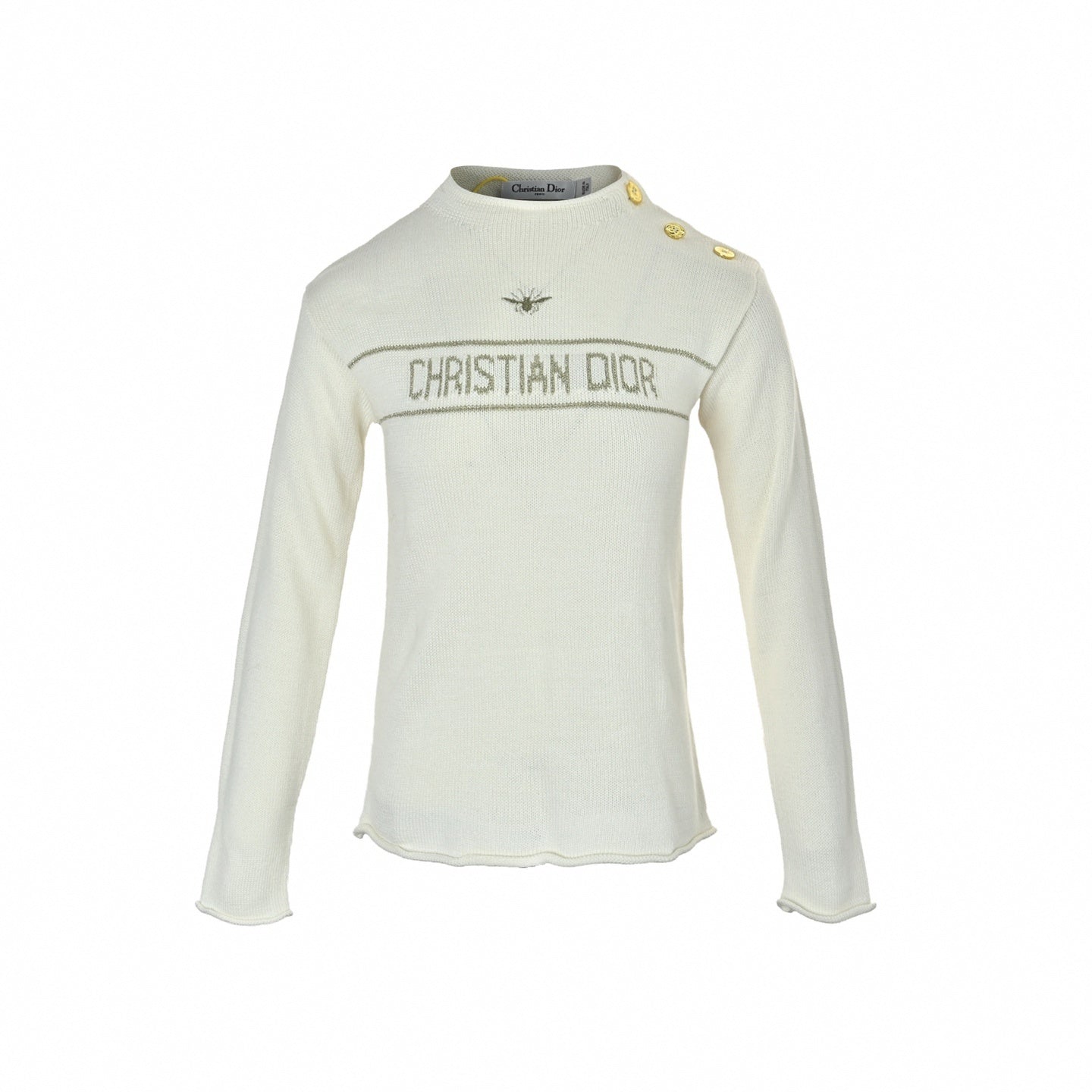 Signature Bee & Logo Knit Sweater
