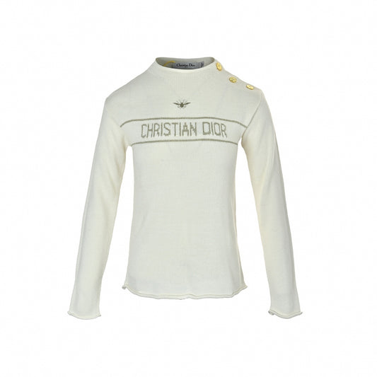 Signature Bee & Logo Knit Sweater