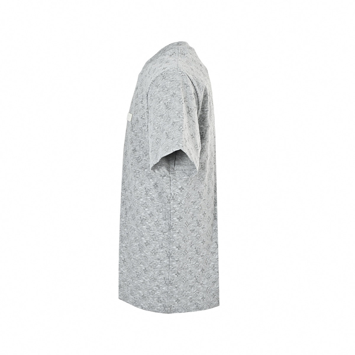 Heather Grey Monogram Jacquard Tee