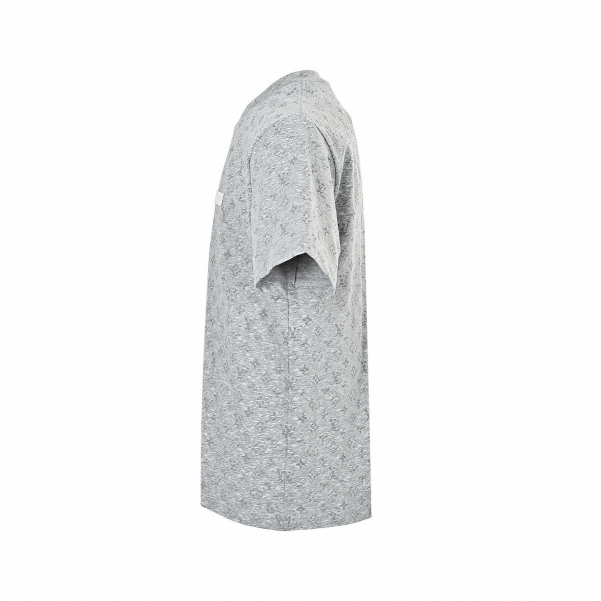 Heather Grey Monogram Jacquard Tee