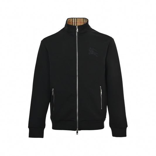 Vintage Check Collar Track Jacket