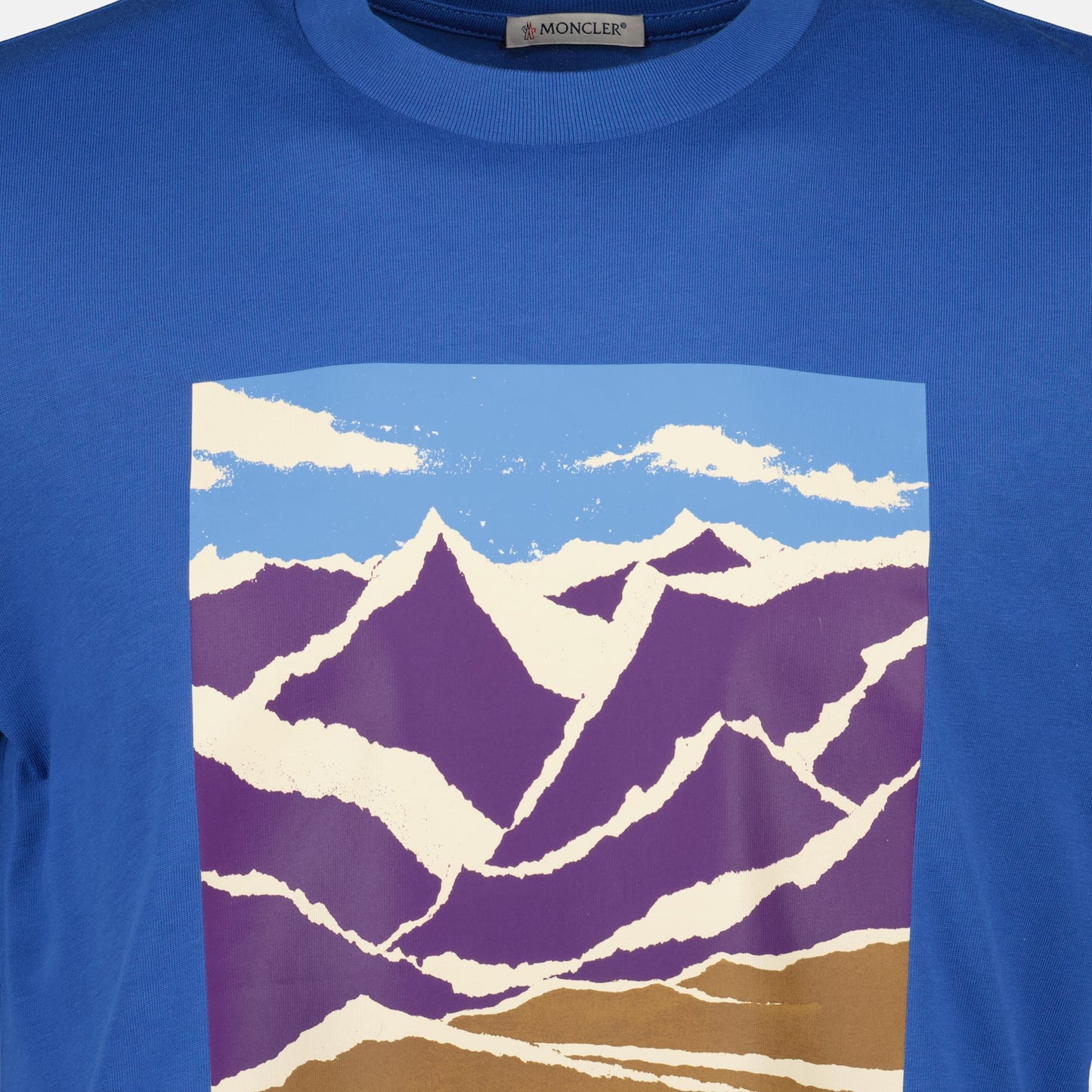 Blue Mountain Print T-Shirt