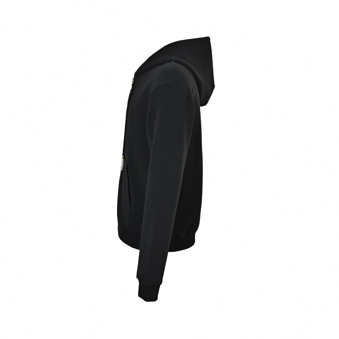 Marque Déposée Zip-Up Hoodie - Black
