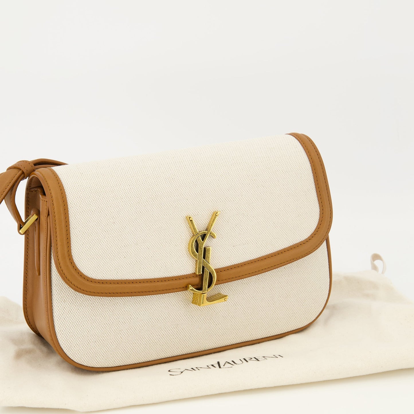 Leather and Cotton Bag