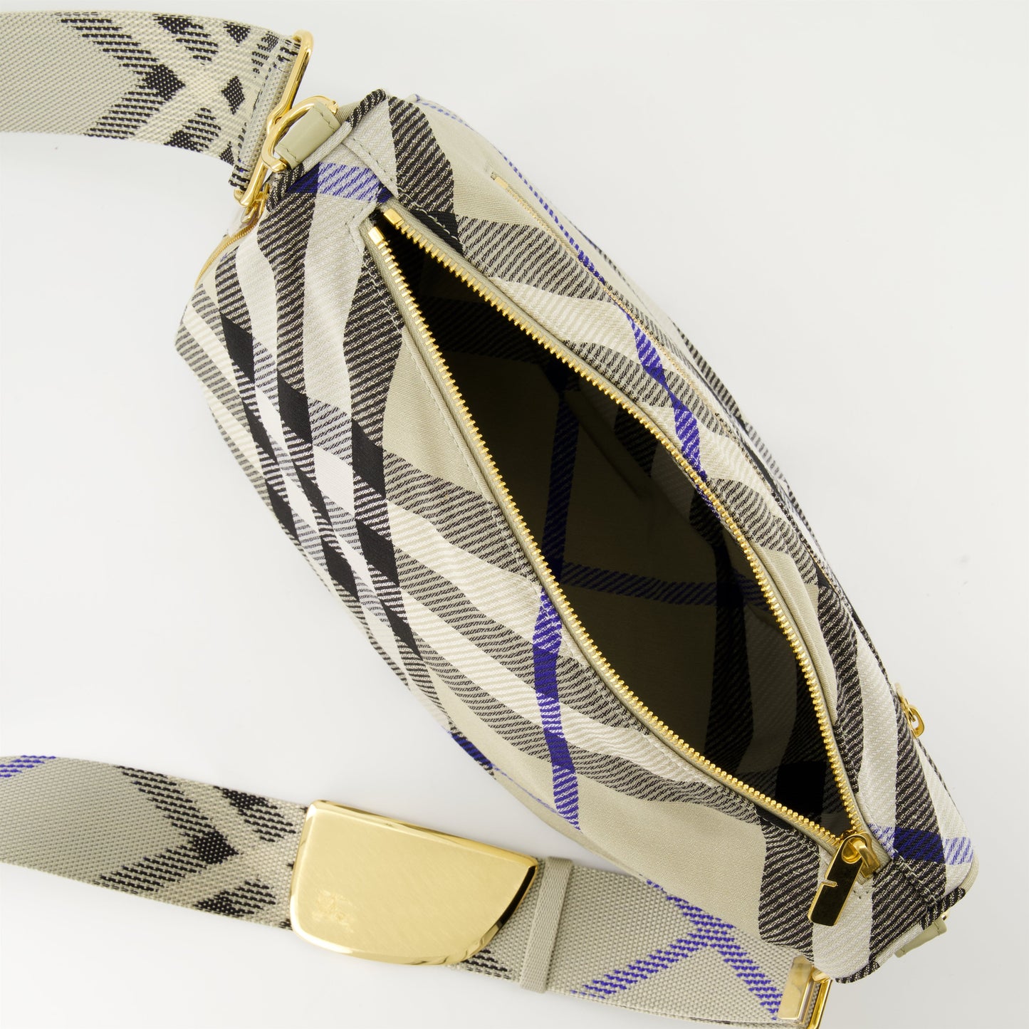Checkered Shield Bag