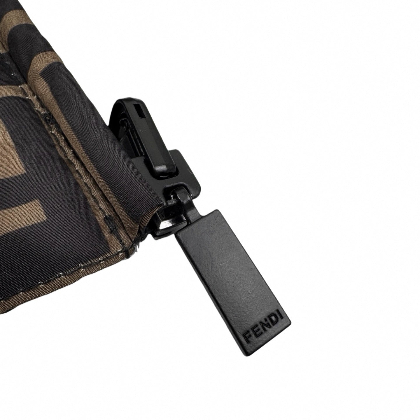 Reversible FF Monogram & Diagonal Stripe Puffer Jacket