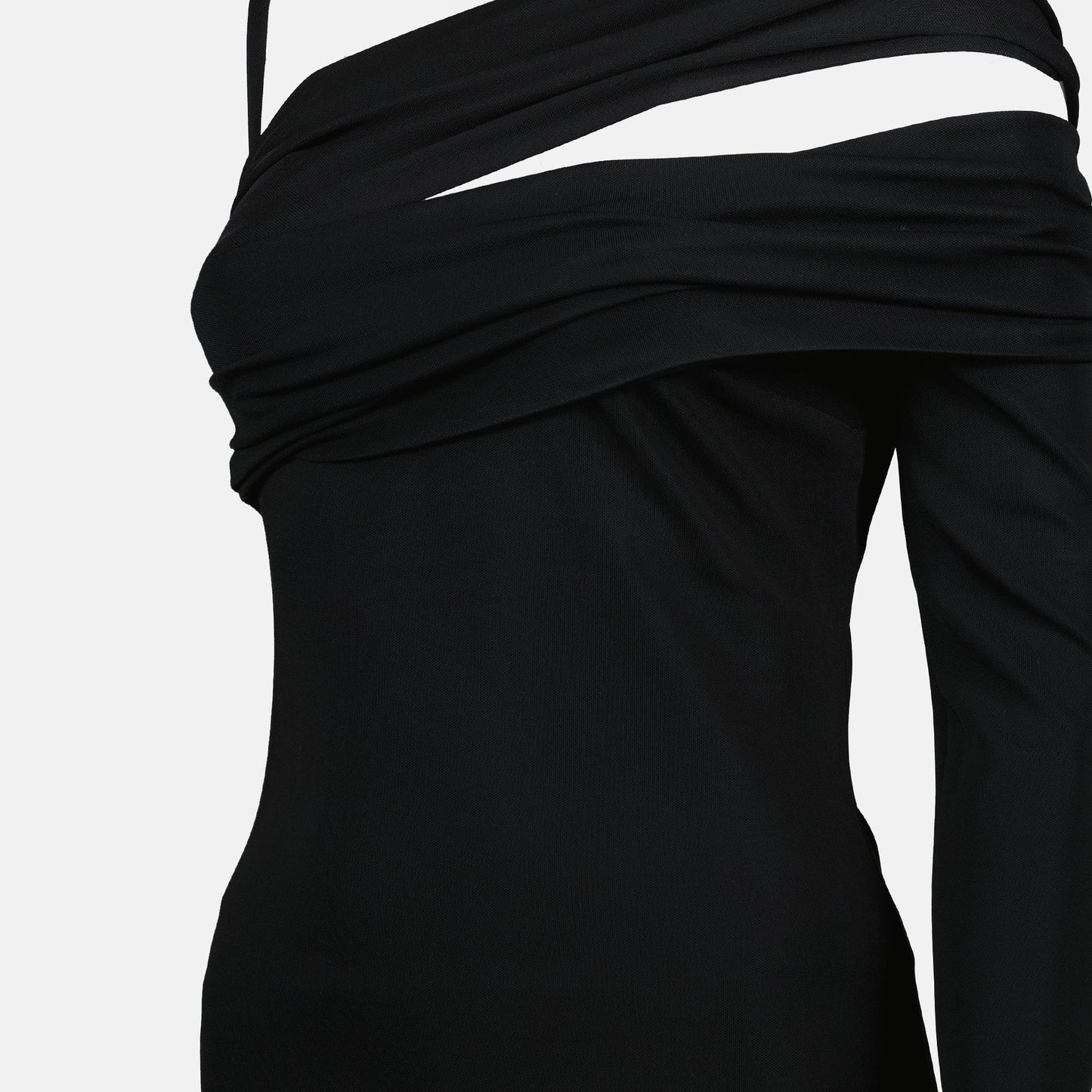 Black Asymmetrical Dress