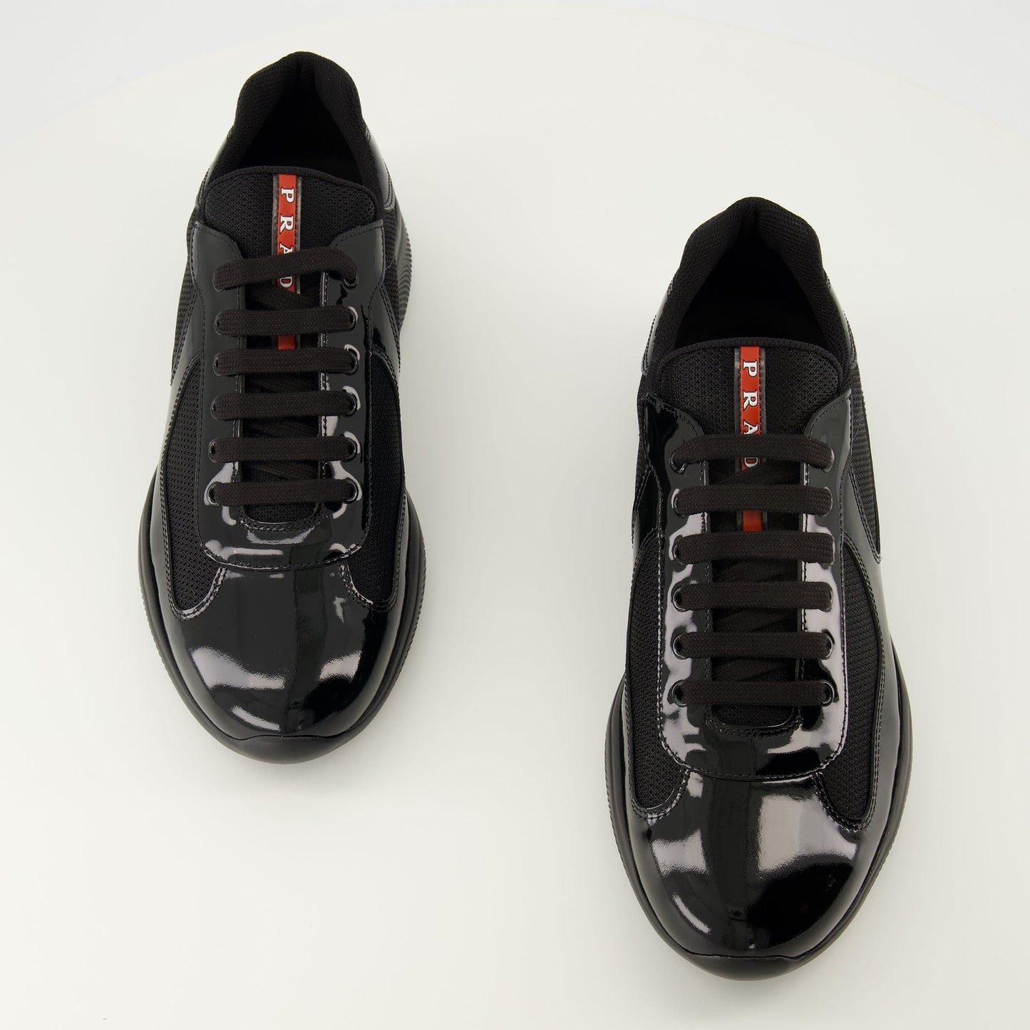 Prada America's Cup Black Sneakers