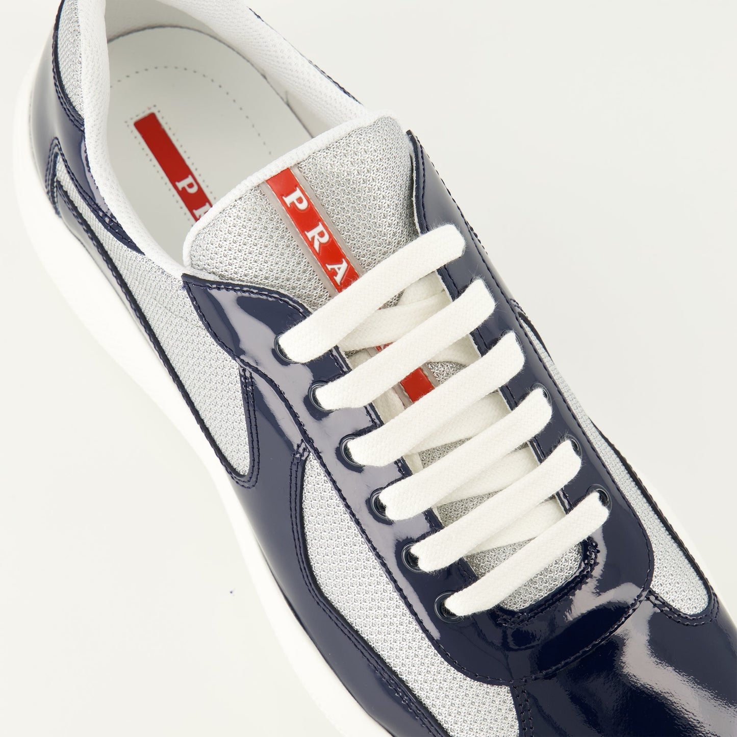 Prada America's Cup Blue Navy Sneakers