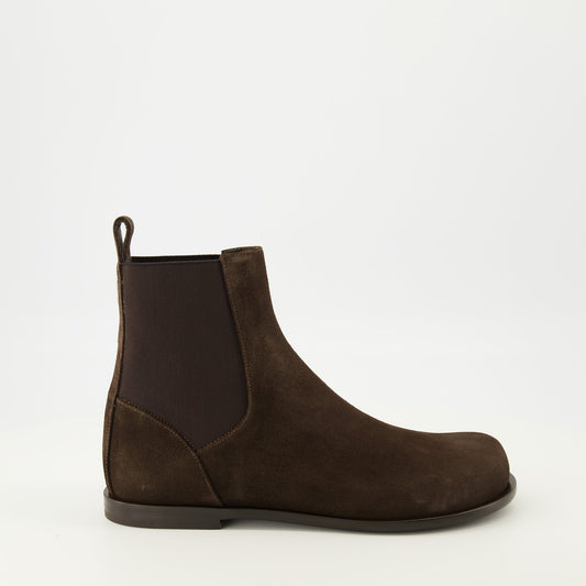 Chelsea FF Squared Brown Ankle Boots