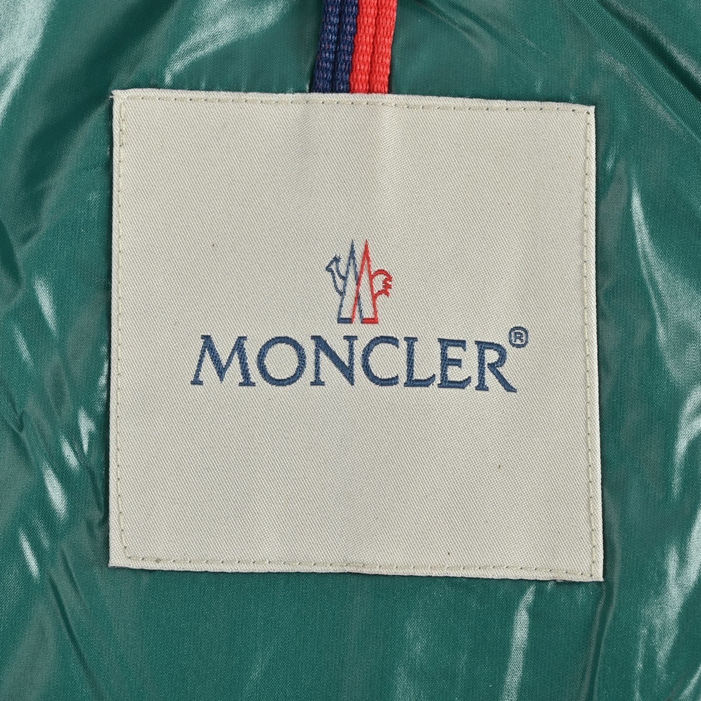 High-Gloss Nylon Long Down Parka | Black