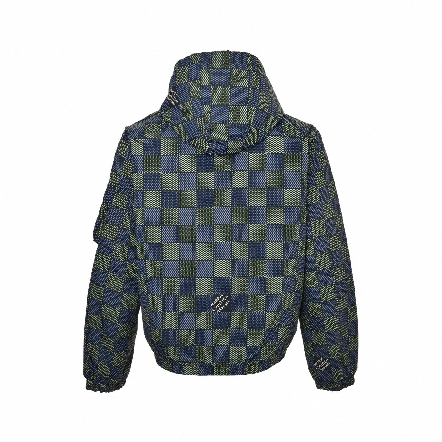 Louis Vuitton☆チェック柄マウンテンパーカー ジャケット☆48 Reversible Damier & Monogram Windbreaker – HauteRoma