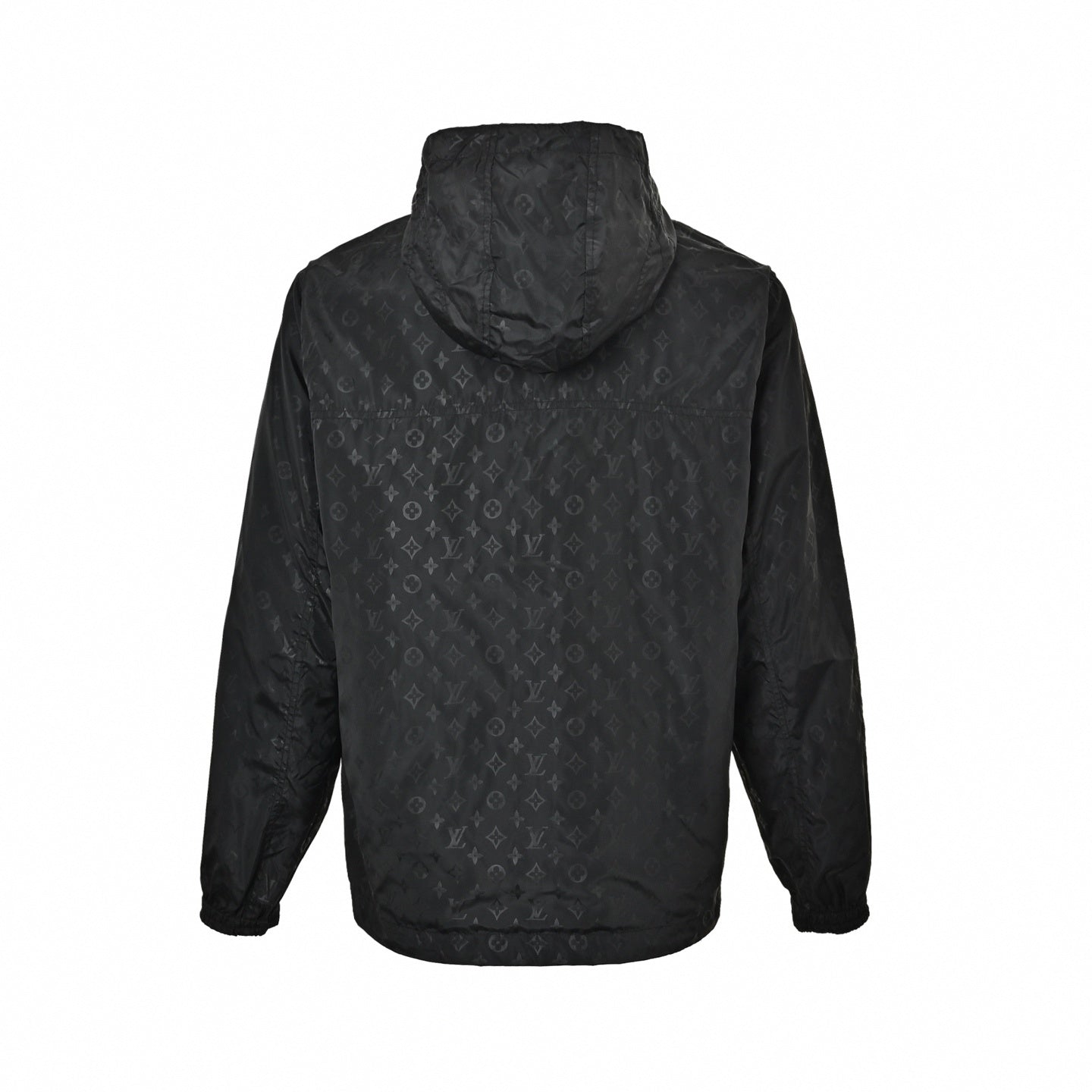 Reversible Shadow Monogram Windbreaker Black
