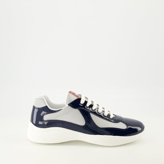 Prada America's Cup Blue Navy Sneakers