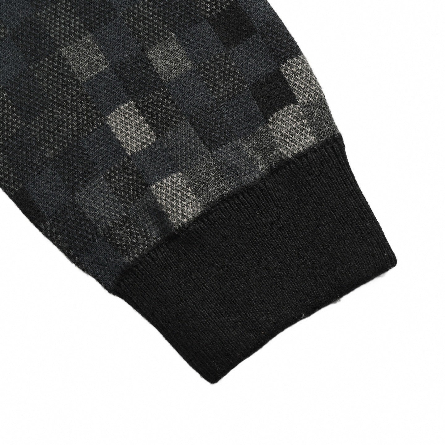 Pixelated Damier Gradient Crewneck