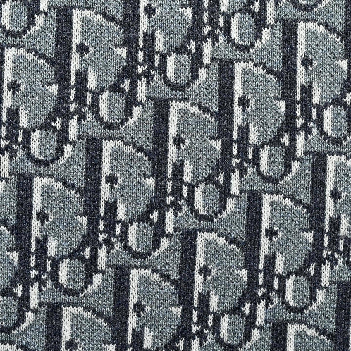 Slate Blue Dior Oblique Jacquard Tee